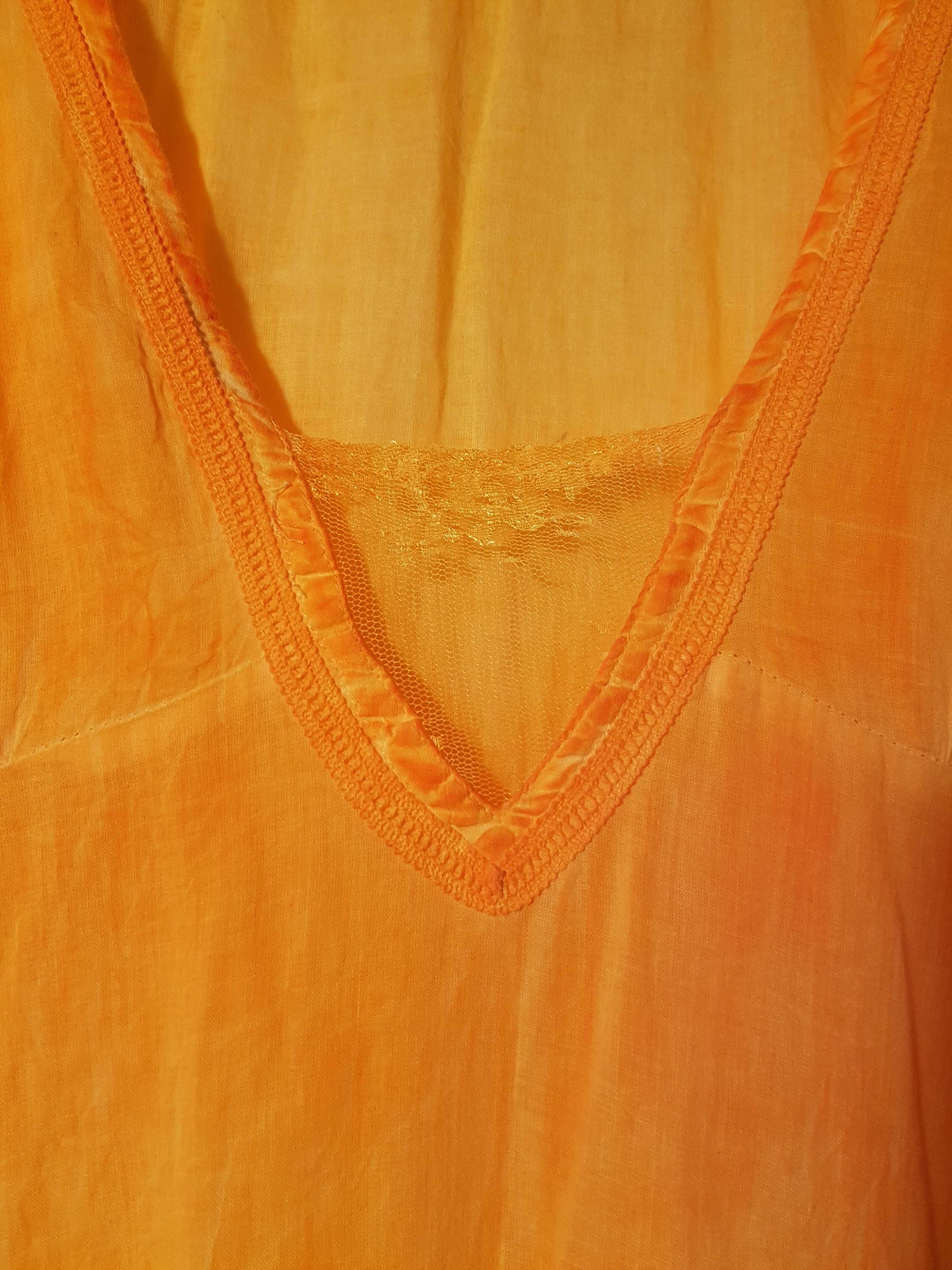 Rochie caftan orange