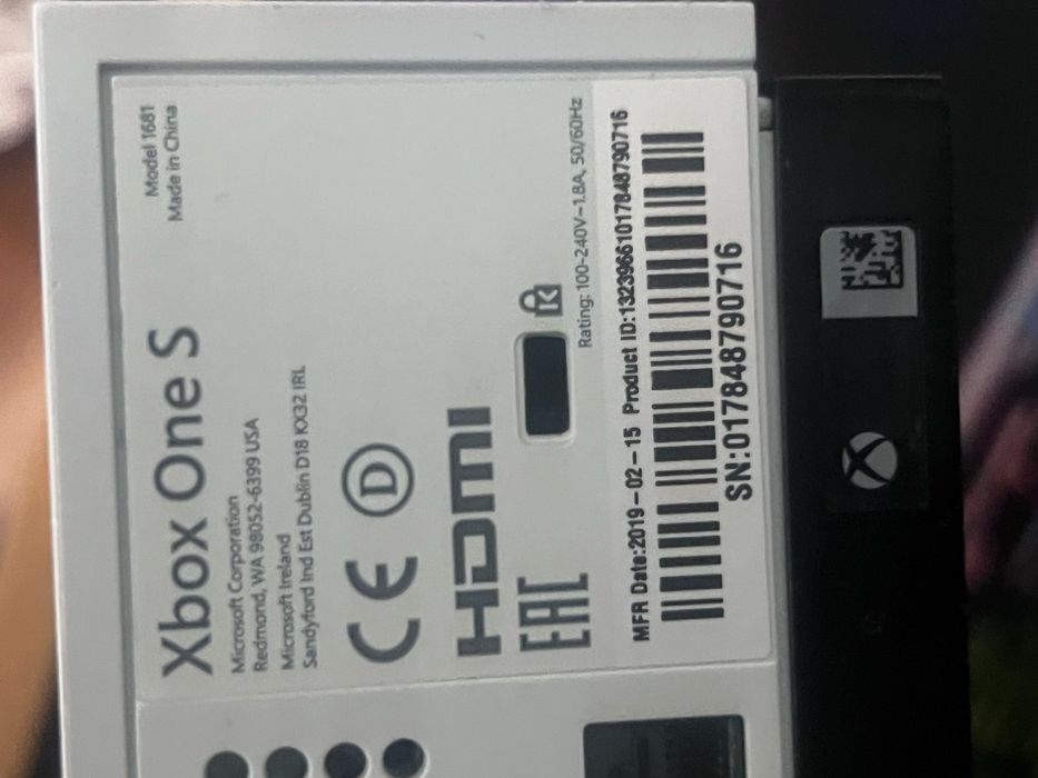 Xbox one s Microsoft