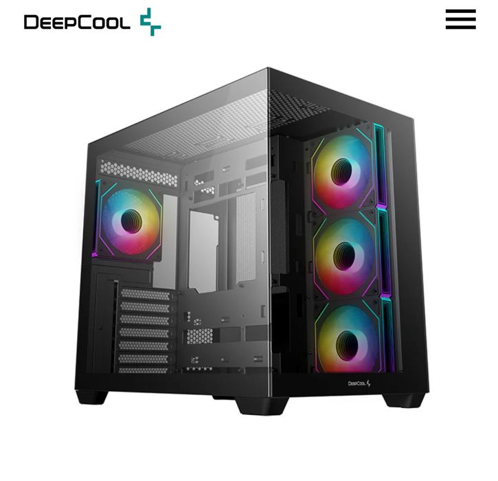 Продам кейс для пк new deep cool версия с контролером и arg вертушками