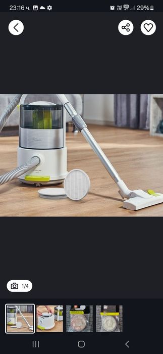 Филтри за прахосмукачка ровус Нано - чисто нови