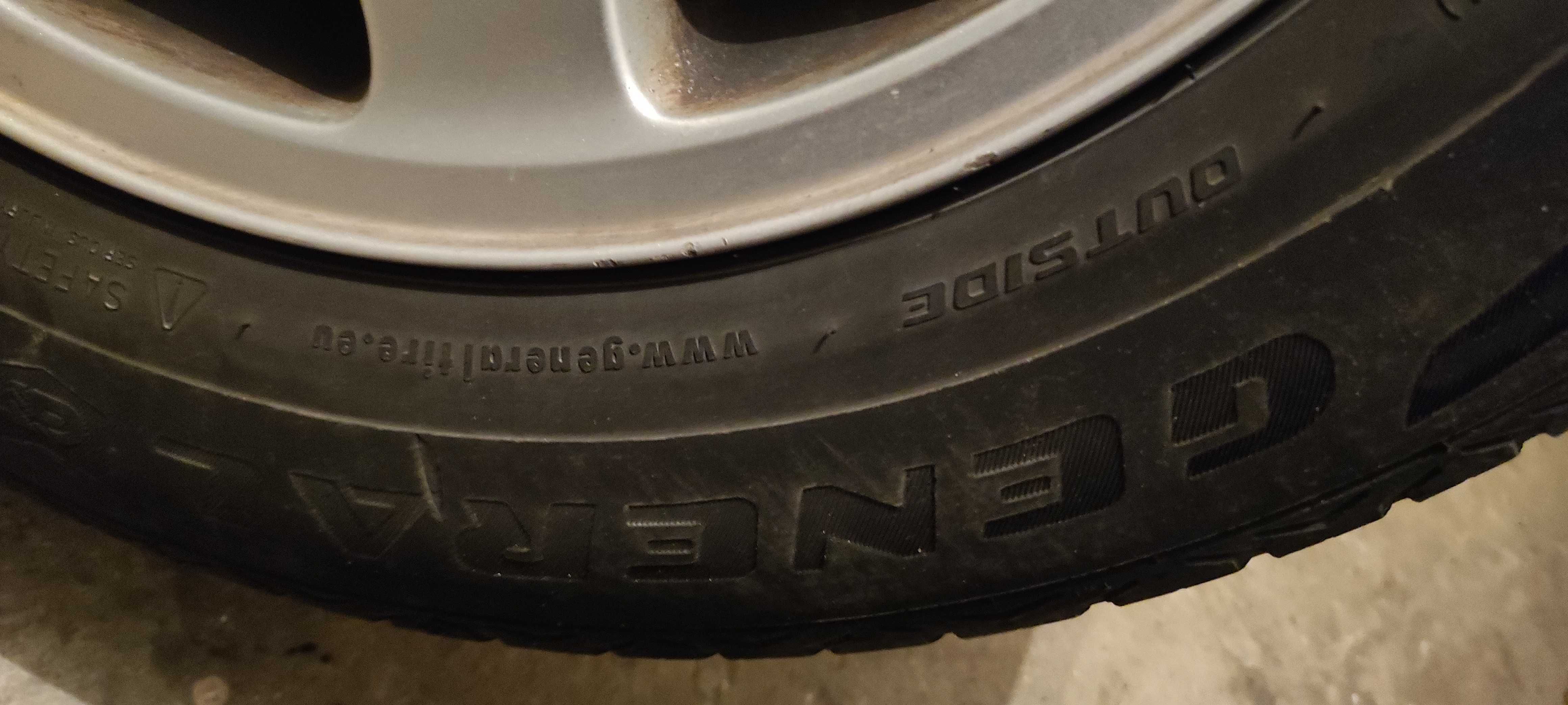 Продавам алуминиеви джанти с летни гуми R15