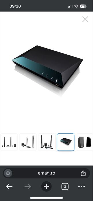 Sistem home cinema blu-ray 5.1