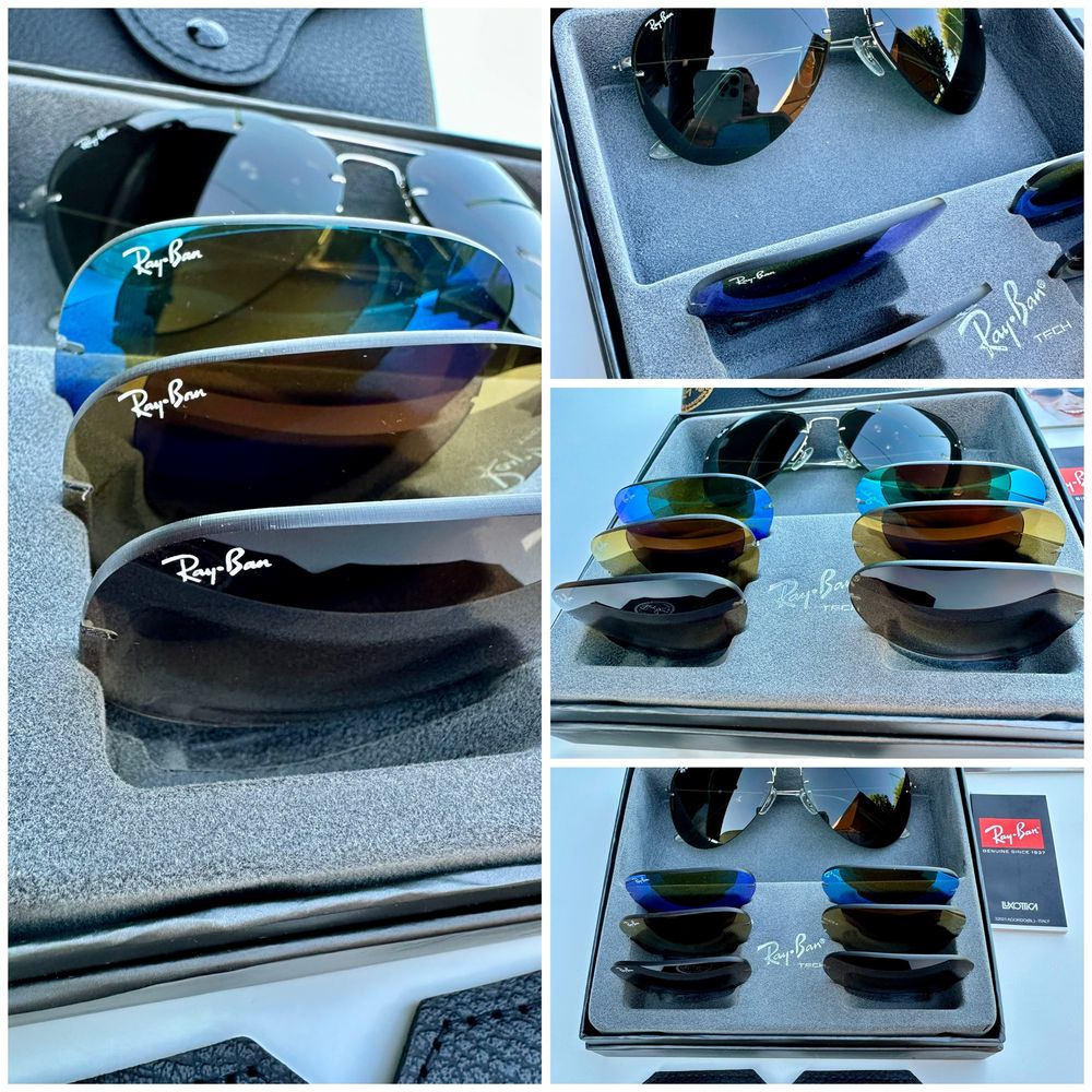 Ray Ban Tech Flip Out Box 4 комплекта лещи!