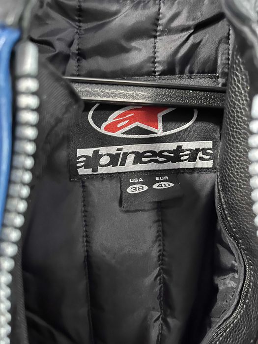 Кожено мото яке за мотор ALPINESTARS SX-1,48 S/M,всички  протектори