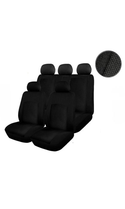 Тапицерия за кола, Универсална, 4 цвята с цяа задна част