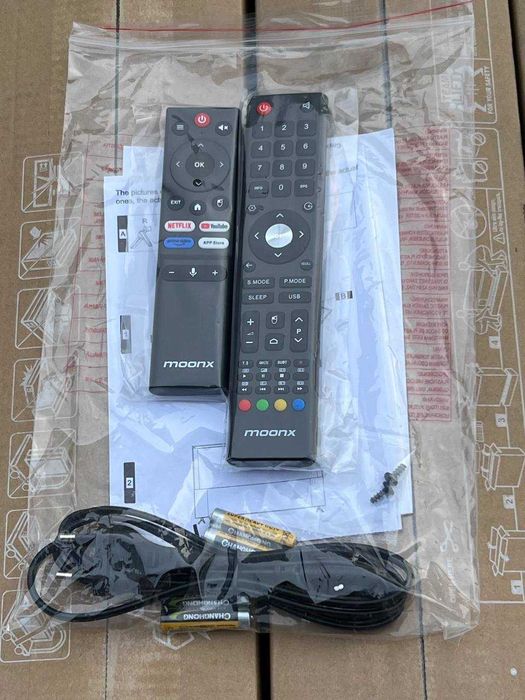 Moonx 55MW805 WebOS TV — 55" Smart tizim, Full HD sifat