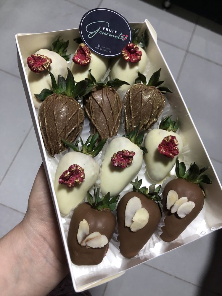 Клубника в шоколаде qulupnay shokolad Подарки