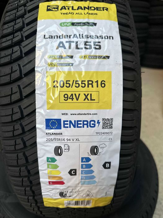 Нови всесезонни гуми ATLANDER 205/55R16 94V XL НОВ DOT БОРД 2055516