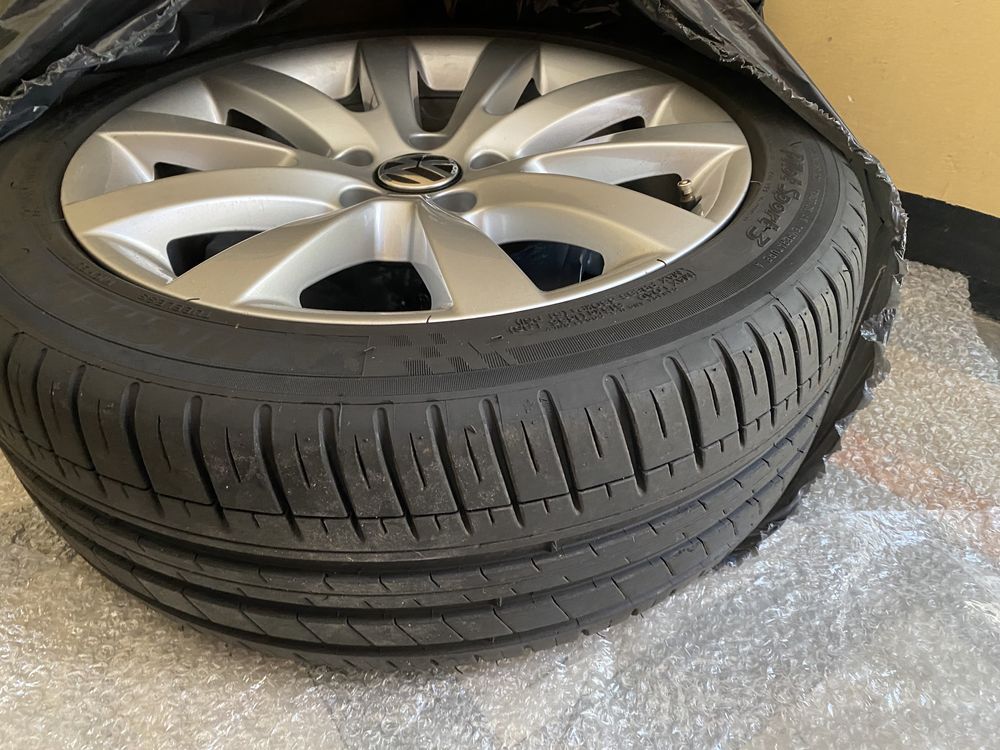 Jenti Volkswagen+cauciucuri noi Michelin R17 91Y