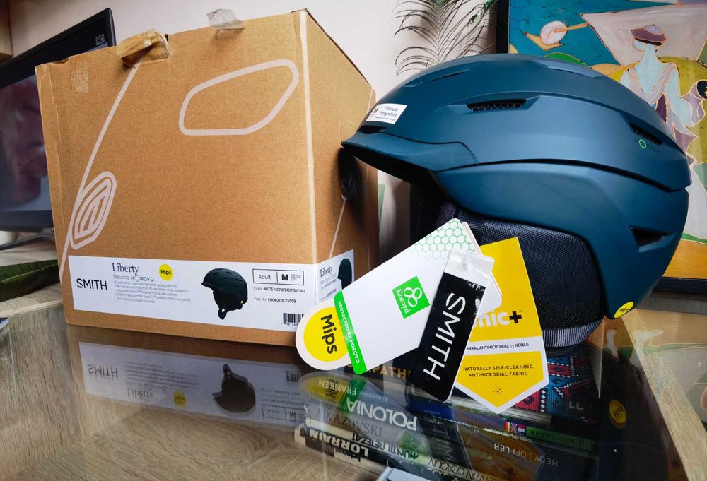 Casca ski snowboard Smith Liberty Pacific blue unisex M Mips koroyd