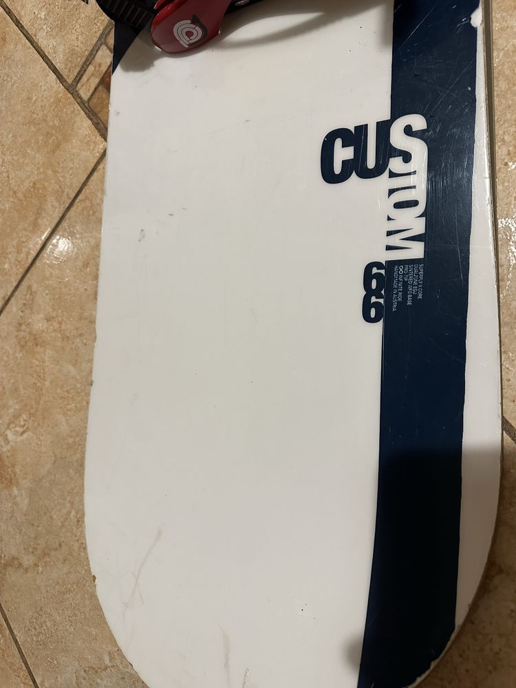 Placa snowboard burton 166