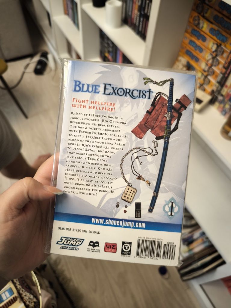 Primele 12 volume blue exorcist manga engleză