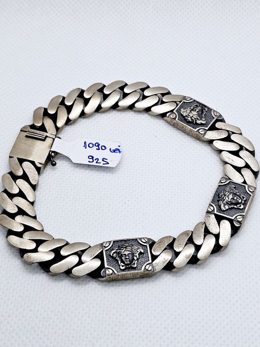 Vand bratara din argint 925 model cuban 49.22 g cod 30