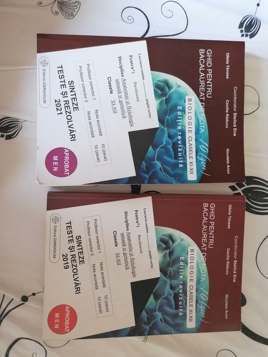 Culegeri pentru BAC diverse materii