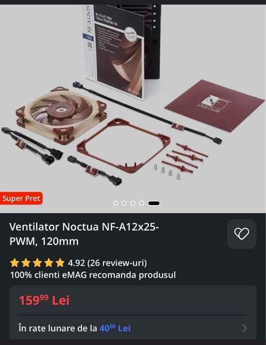Ventilator Noctua nf-a12x25 PWM