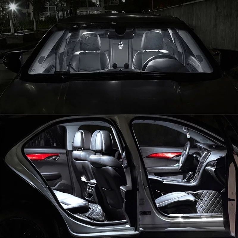 LED крушки VW Tiguan Touareg Touran Caddy Sharan xenon плафони