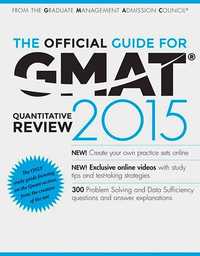 Wiley - The Official Guide for GMAT Quantitative Review 2015