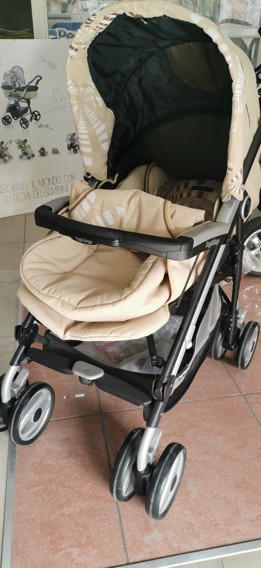 Peg Perego Pliko P3 Compact Completo Sunset, Бежова.