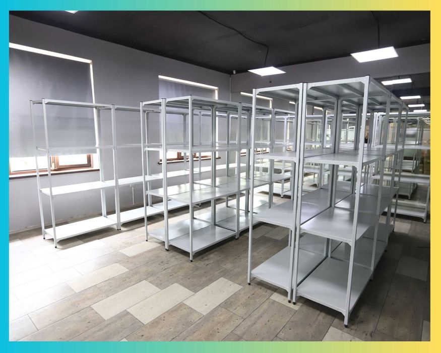 Архивные стеллажи, полочный металлический стеллаж для склада taps