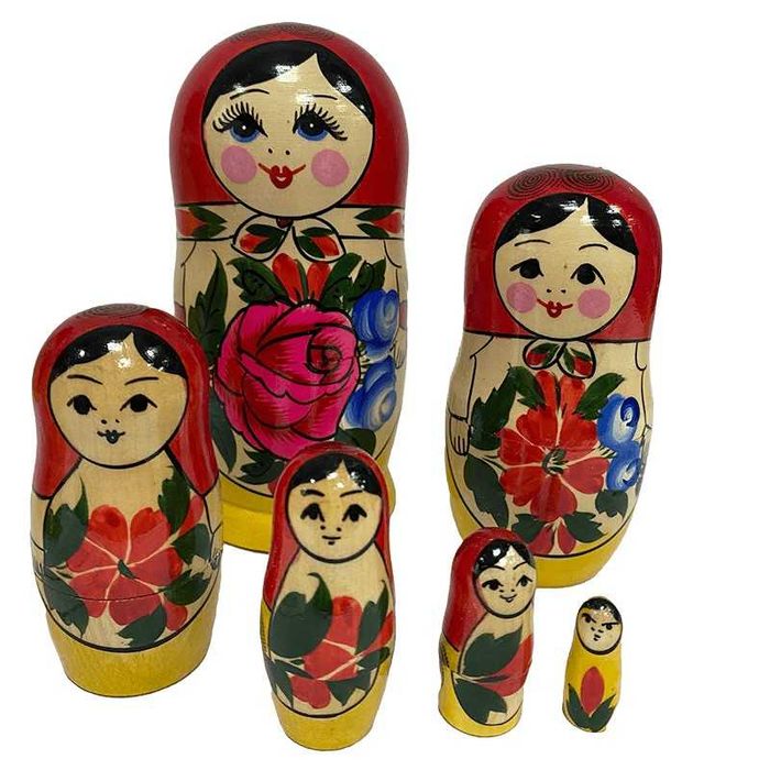 Матрьошки руски оригинални шест части