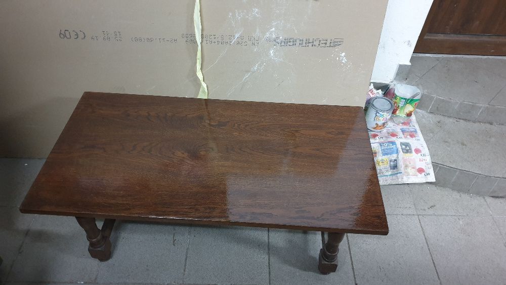 Masuta dreptunghiulara lemn masiv stejar