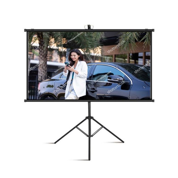 Экран для проектора со штативом. 60" (4:3). В шир 1,20м в высоту 0,90м