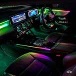 Kit 18 in 1 Lumini Ambientale Auto RGB Benzi LED Acrilice, Wireless Full Car