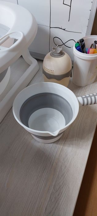 Детская ванна (ванночка) (+коврик, ведро, лейка, матрасик, горка)