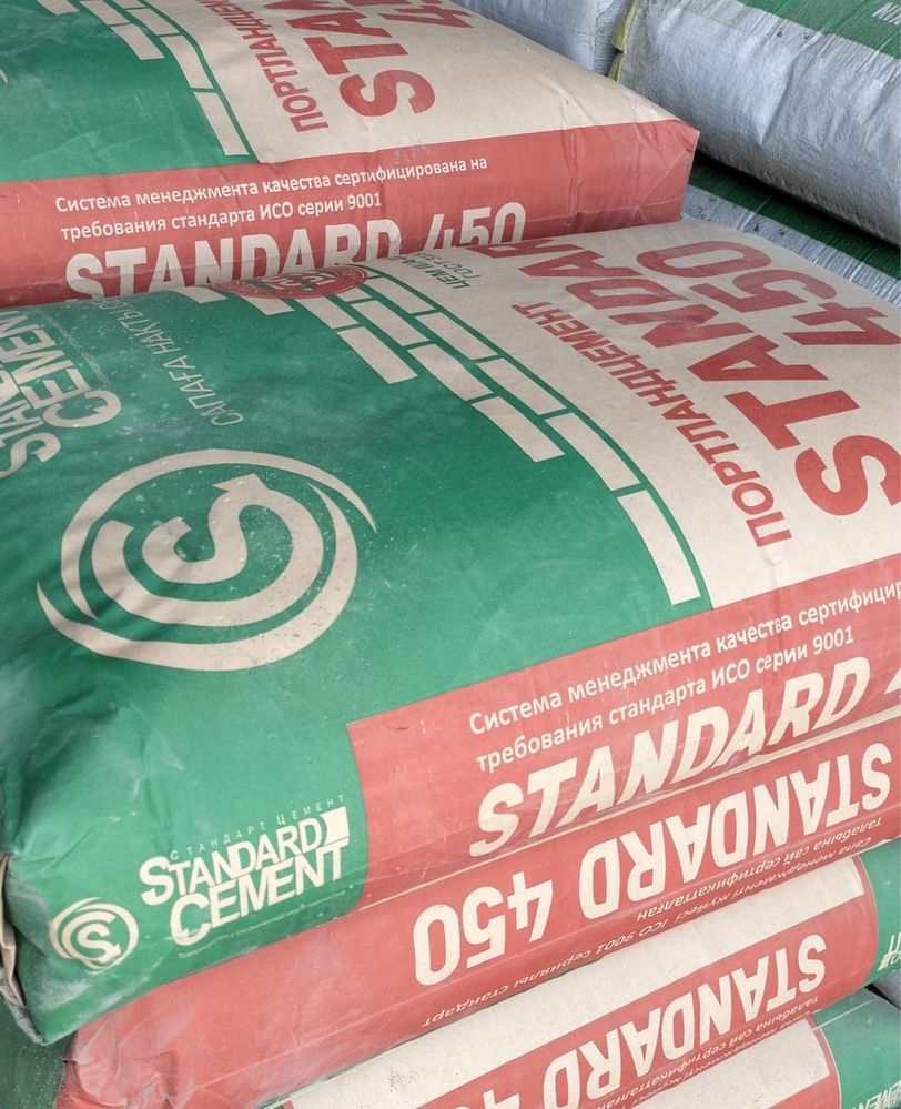 STANDART 450 sement bor. Qog’oz qopli sement