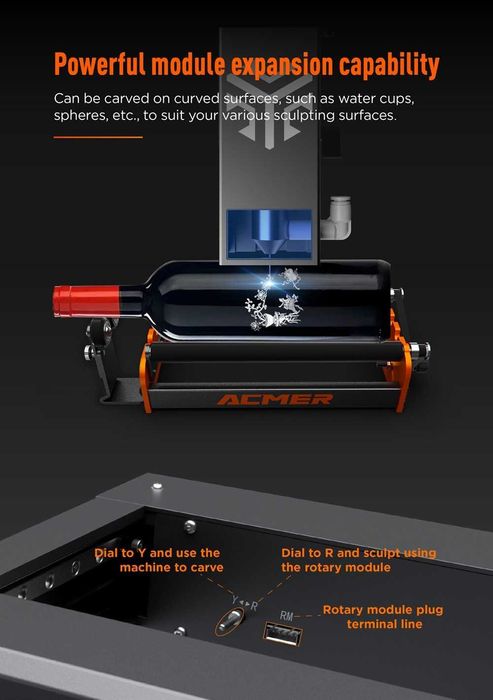 ACMER P2 10W 1800лв 20W 2600лв 33W 3000лв CNC лазер лазерно гравиране