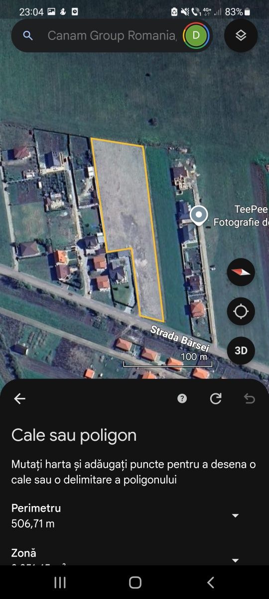 Vand parcele teren Stupini str Barsei