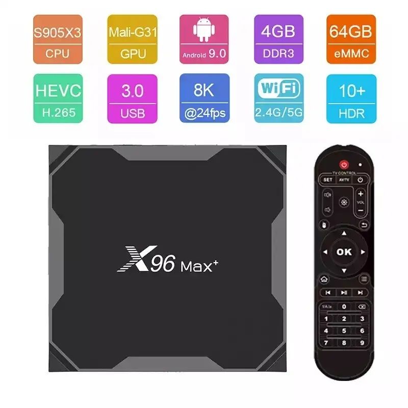 Smart Box X96 Max+ 2/16, 4/32, 4/64gb