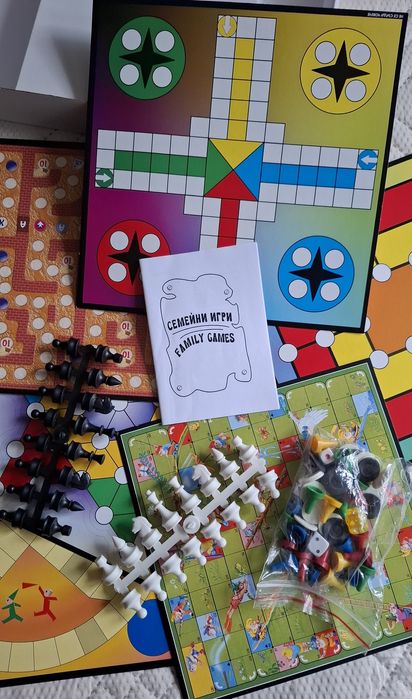 Семейни игри - нова занимателна настолна игра с 28 семейни игри
