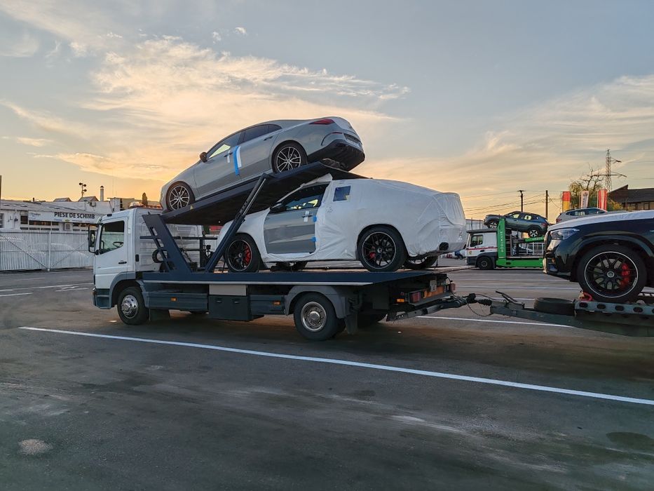 Transport autoturisme pe platforma