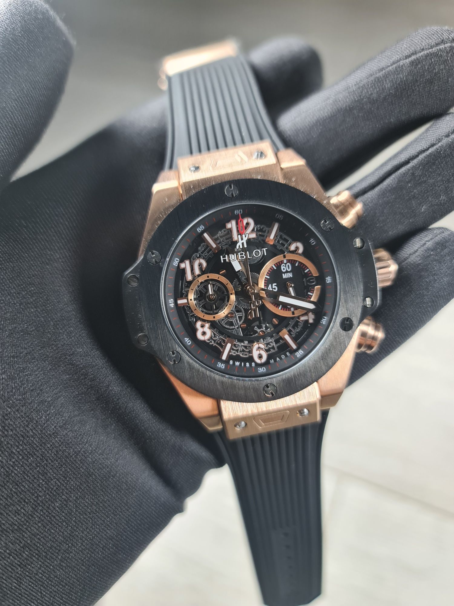 Oferta-Discount-Promotie-Reducere-Ceas-HB-Big-Bang-Black-Rose-Gold-Nou