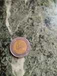 Moneda veche cu Miguel Hidalgo y costlla