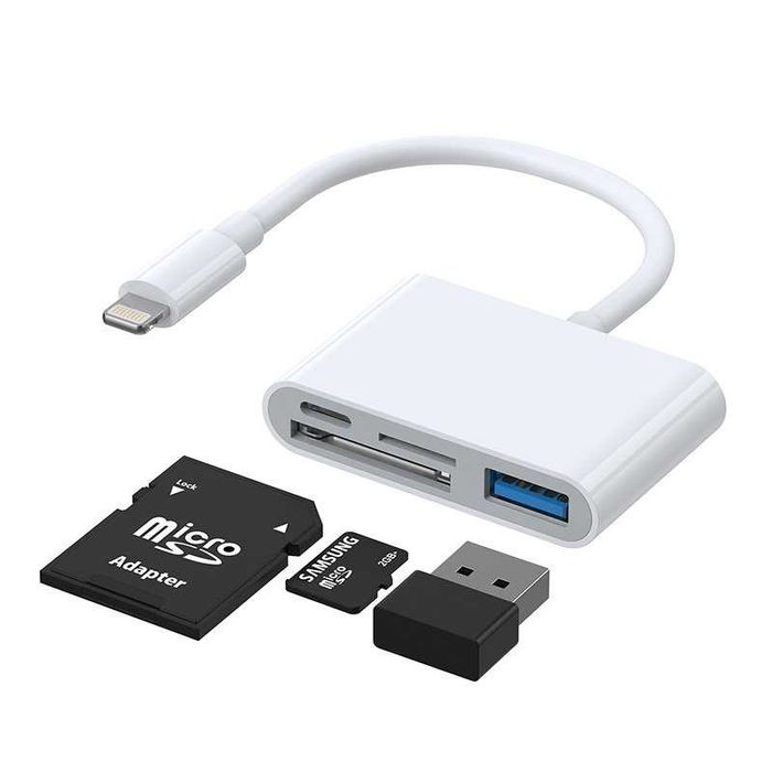 Адаптер Joyroom S-H142 HUB Lightning USB