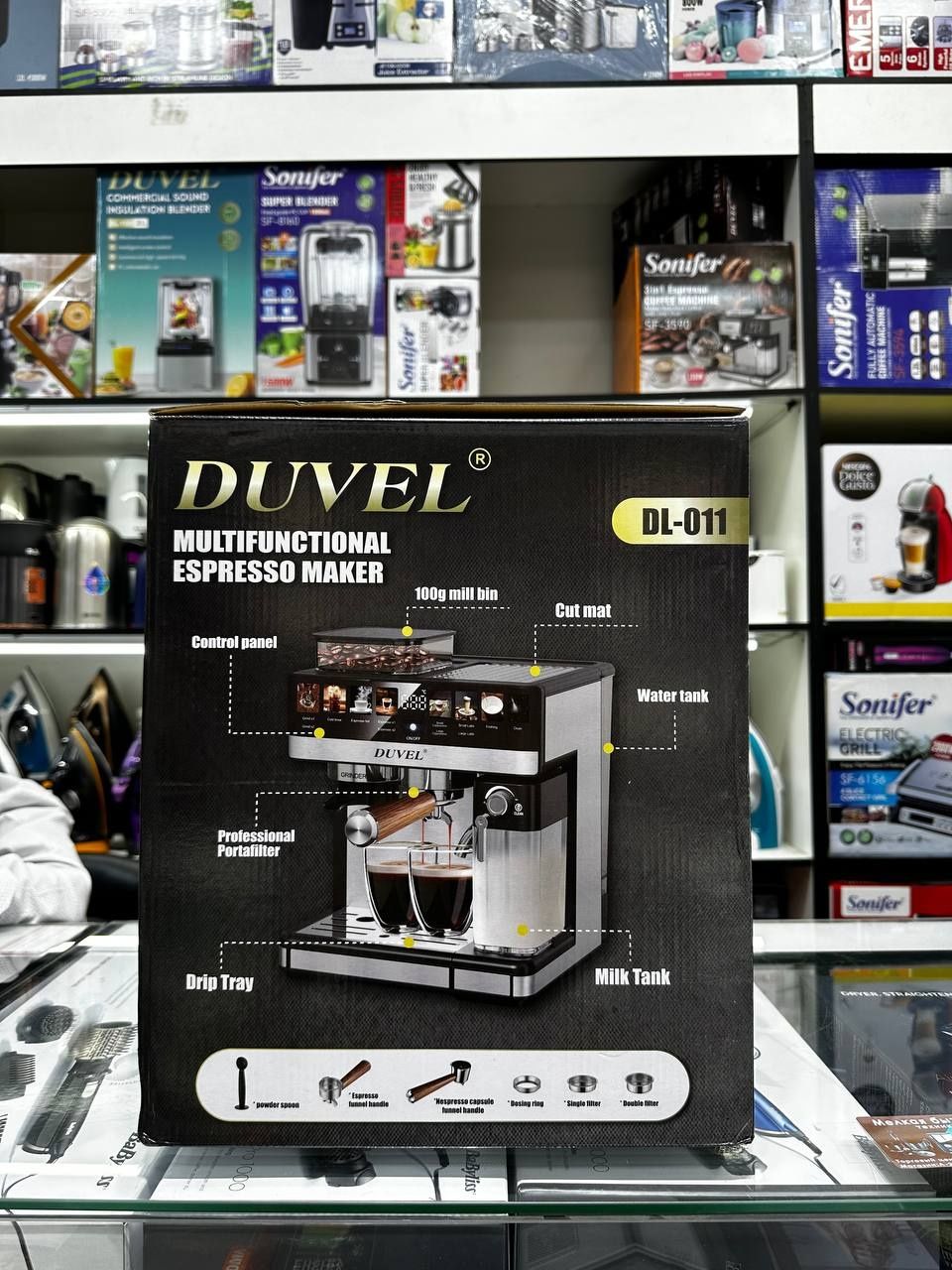 Новая автоматическая кофемашина Duvel DL-011, Cappuccino Latte Espress