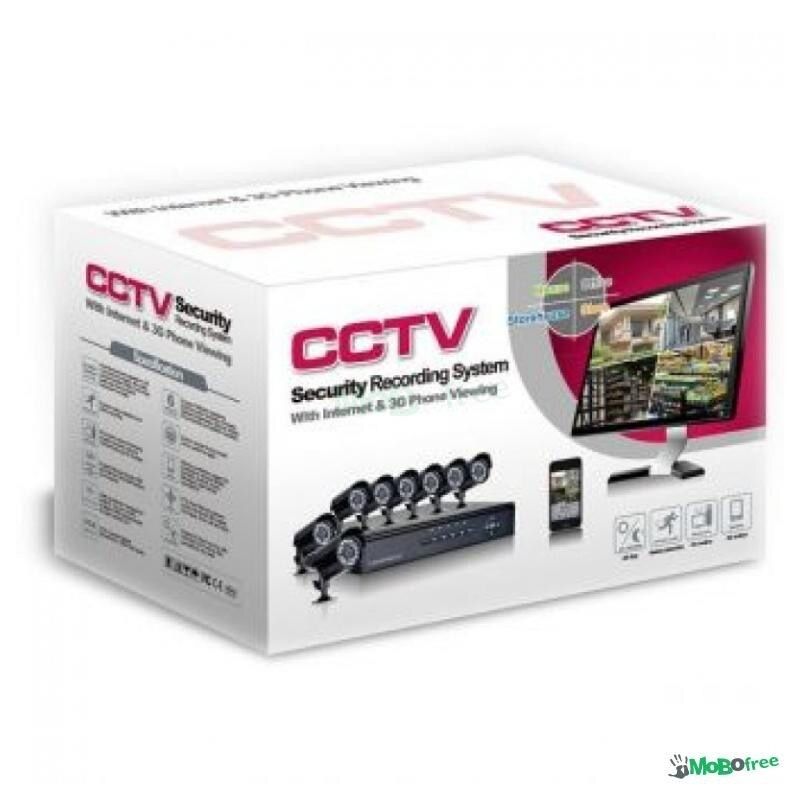 Фабричен пакет с 8 камери и кабели-"CCTV"Комплект