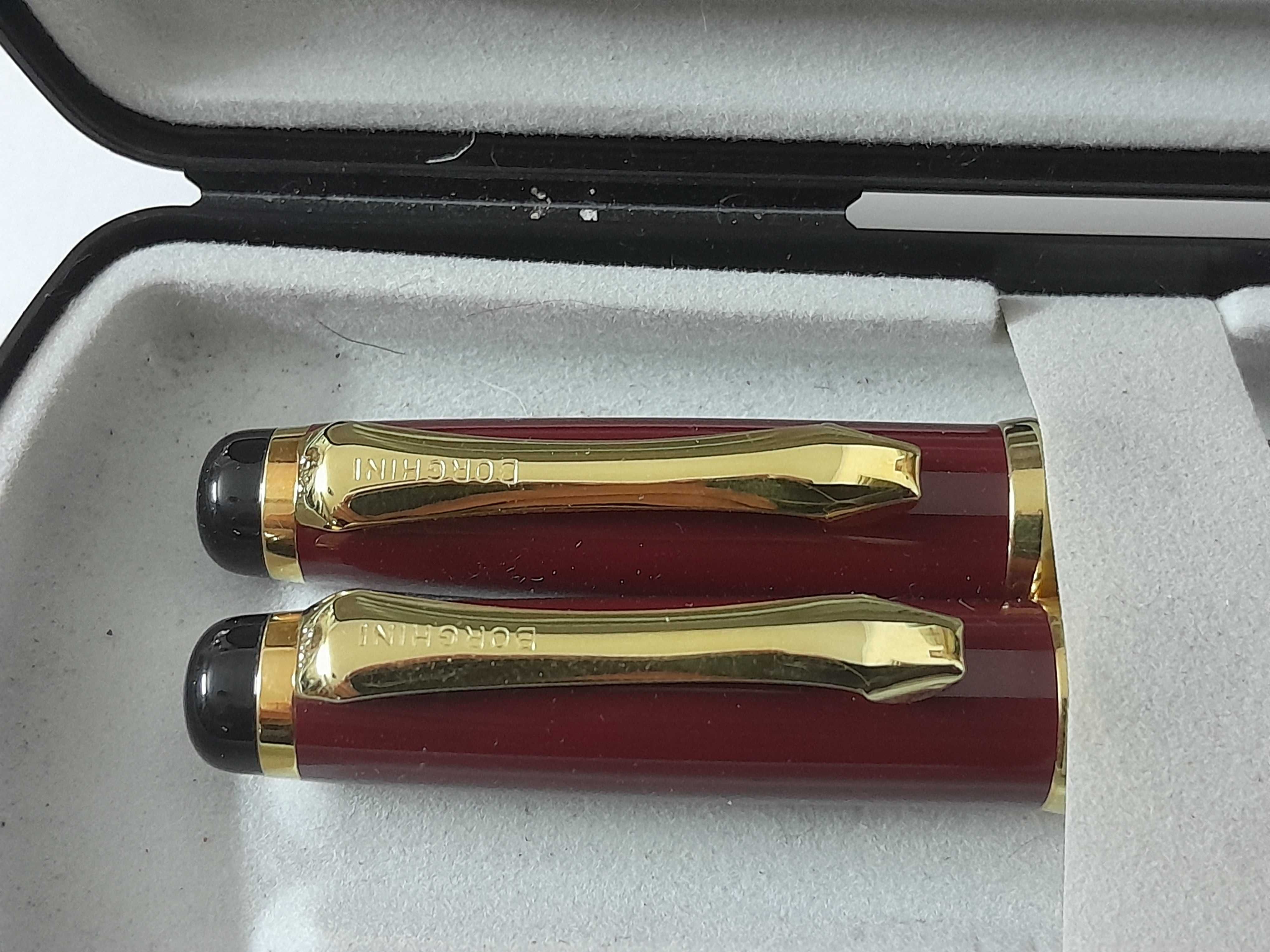 Set nou: stilou și pix Borghini, peniță și elemente placate aur