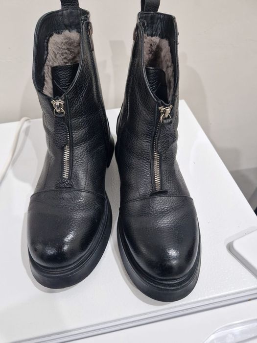 Зимняя обувь чистая кожа