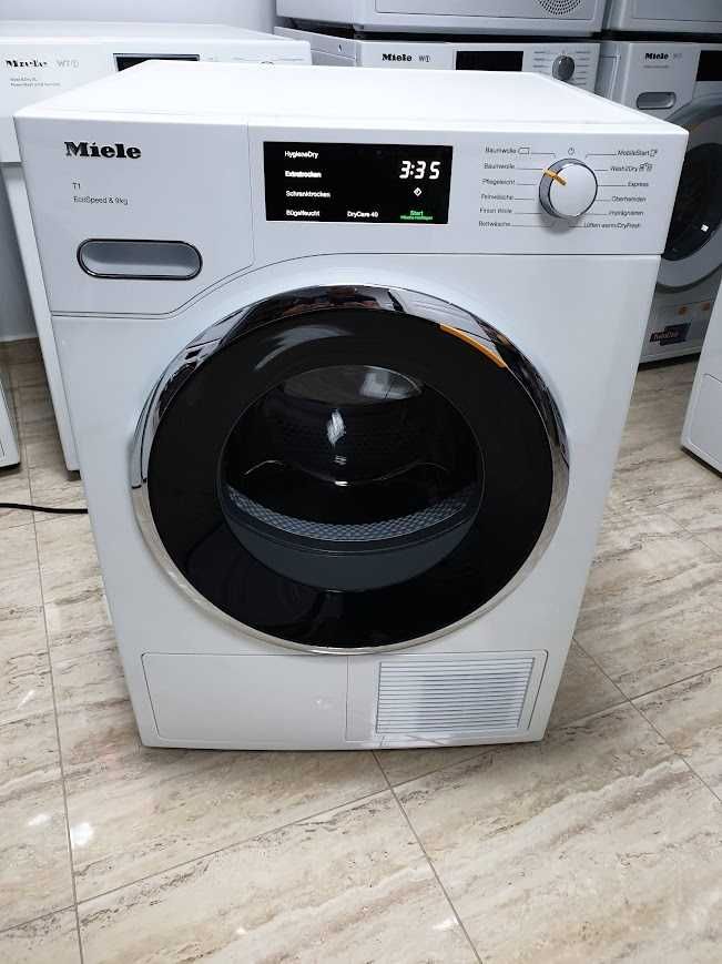 9кг Wi-Fi - Miele T1 Сушилня с Термопомпа и Аларма Миеле 12м Гаранция