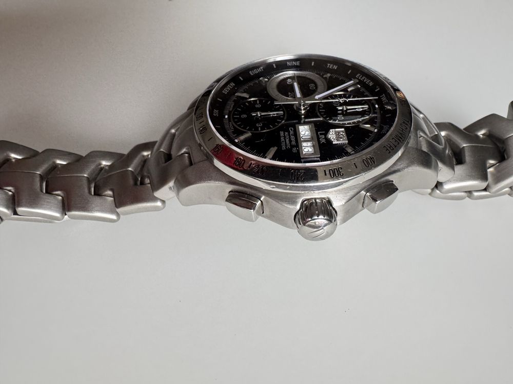 TAG HEUER Link Calibra 16 42 mm черен циферблат