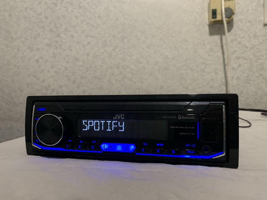 Авто радио JVC Bluetooth