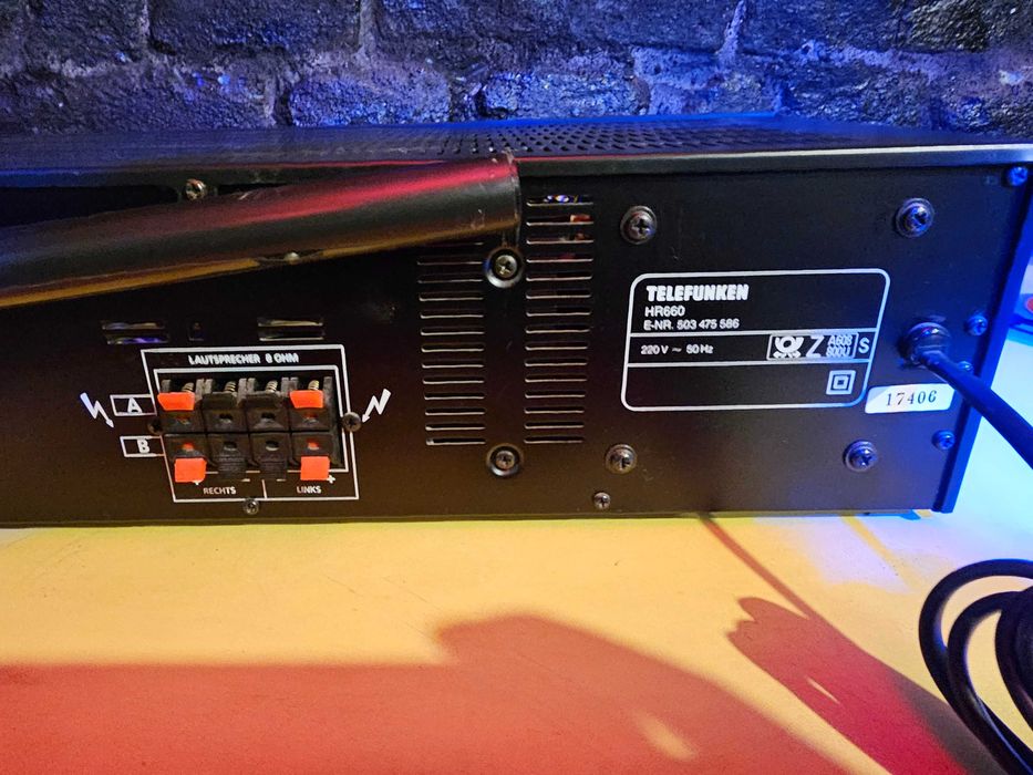Statie Telefunken HR660 2x30W amplificator