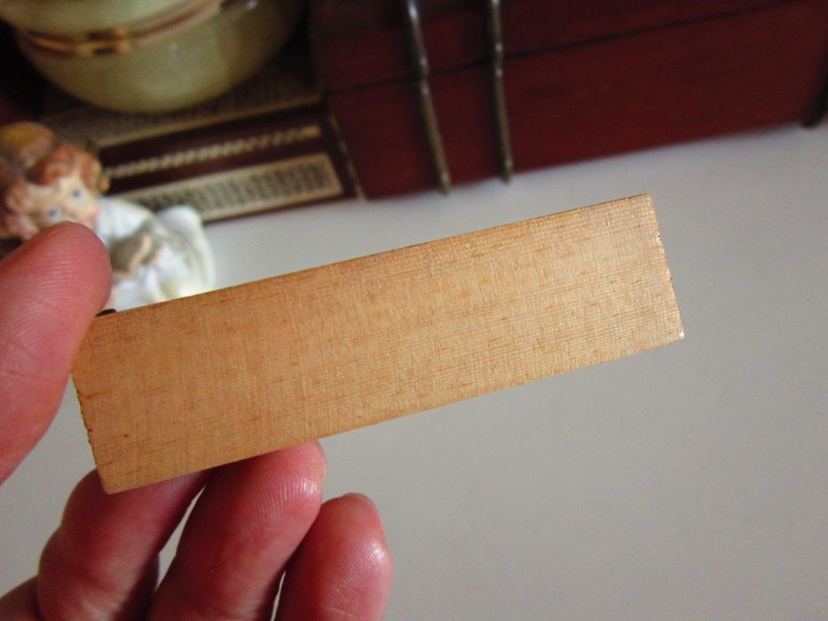 cadou rar Craciun Inger si Miner miniatura vintage lemn 1950 Germania