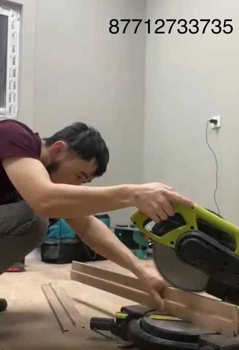 Есік қою. установка двери