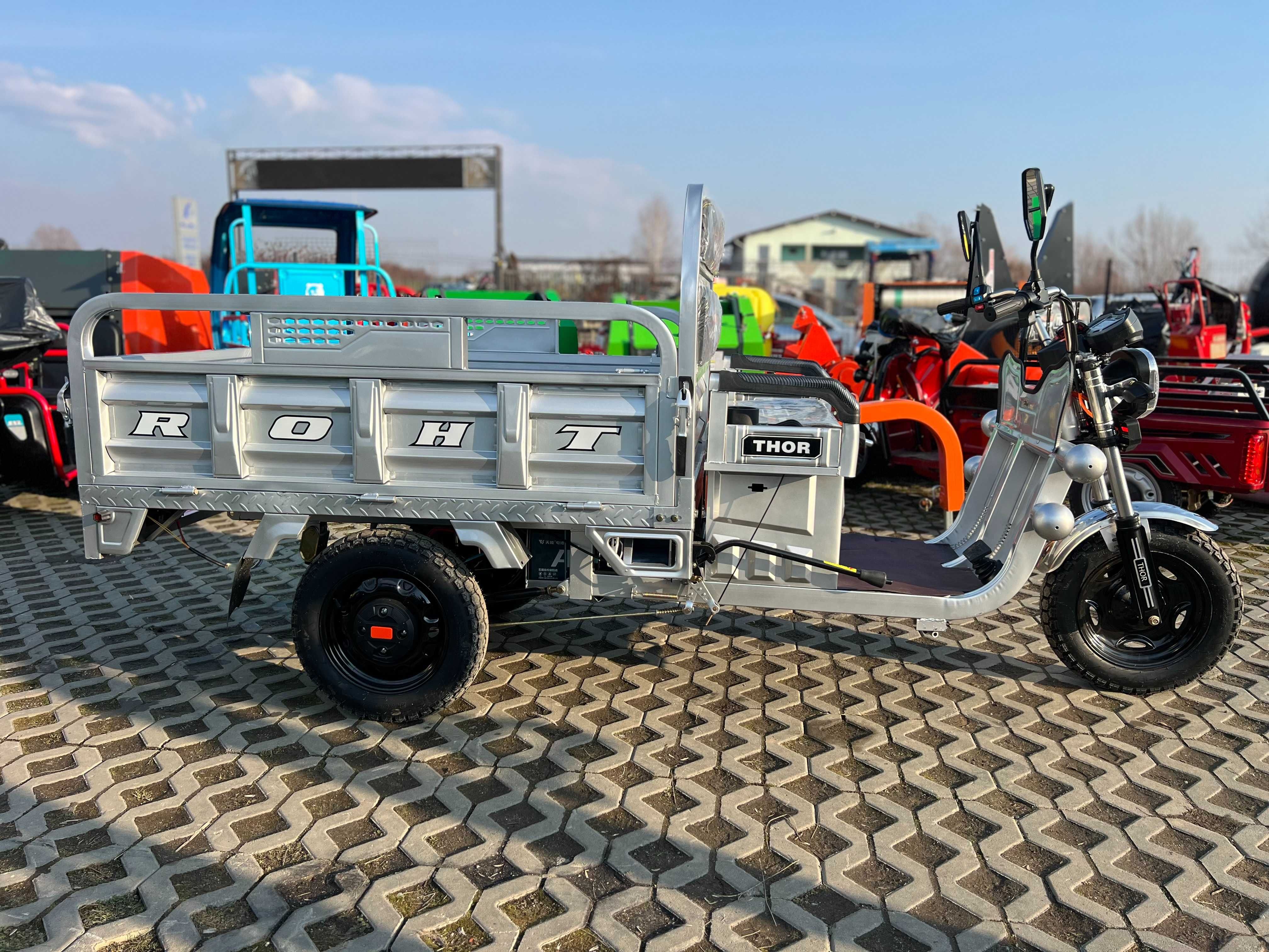 Triciclu electric Thor CityECO2 cu 2 locuri Agramix