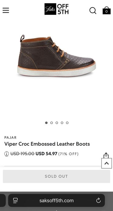 Pajar, Viper. Кожаные ботинки из США. Ориг. Разм. 42