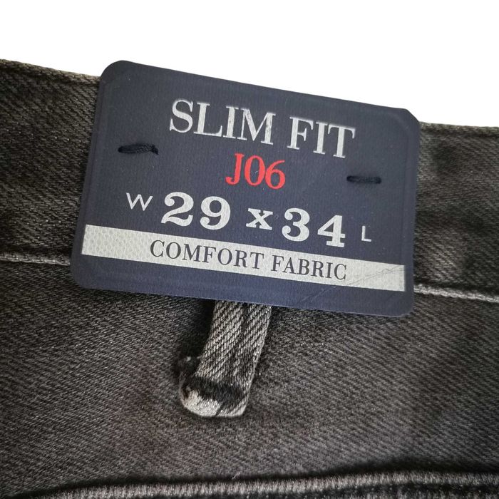 Armani Jeans мъжки дънки, черни, slim fit, W29 L34, нови с етикет